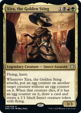 Xira, the Golden Sting Card Front