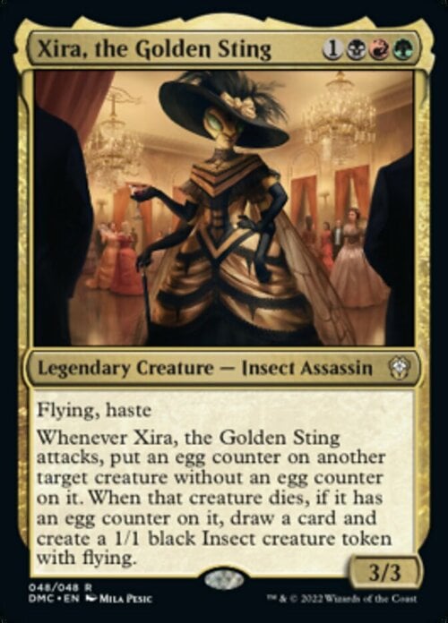 Xira, the Golden Sting Card Front