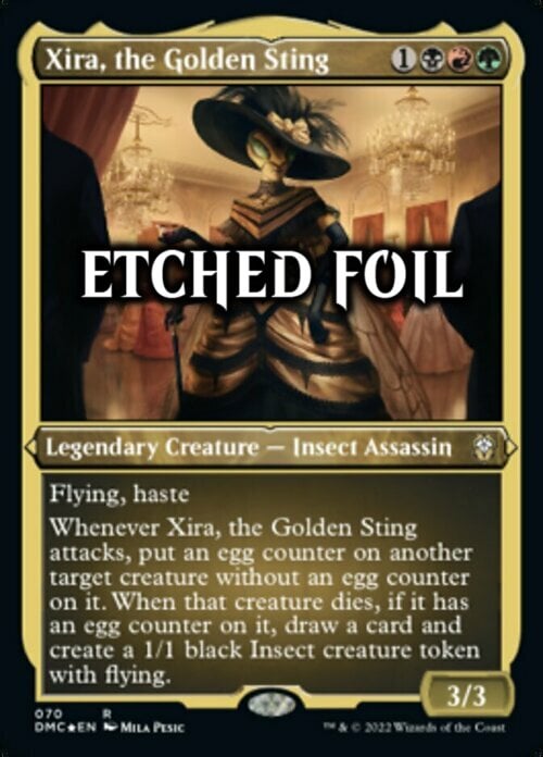 Xira, the Golden Sting Card Front