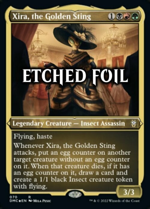 Xira, the Golden Sting Card Front