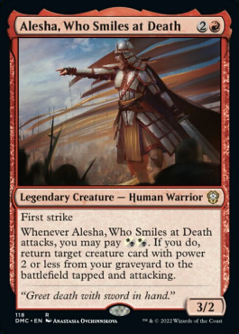 Alesha, Che Sorride alla Morte Card Front