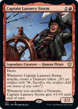 Captain Lannery Storm Card Front