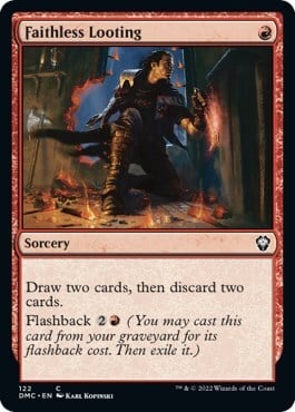 Faithless Looting Card Front