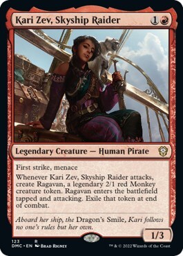 Kari Zev, Skyship Raider Card Front