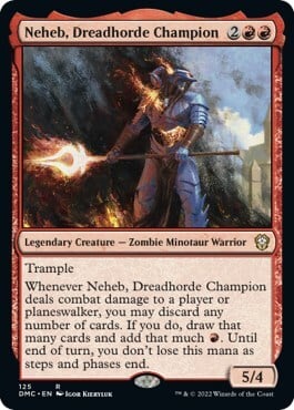 Neheb, Dreadhorde Champion Card Front