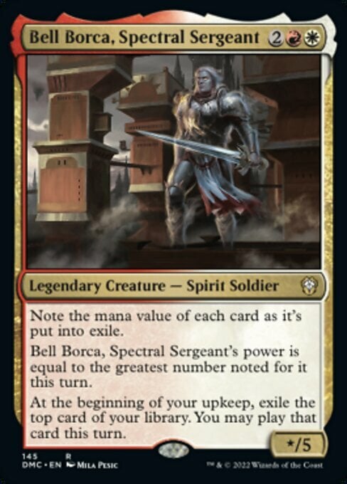 Bell Borca, Spectral Sergeant Card Front