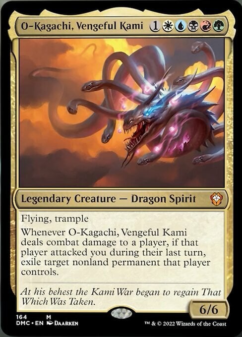 O-Kagachi, Kami Vendicativo Card Front