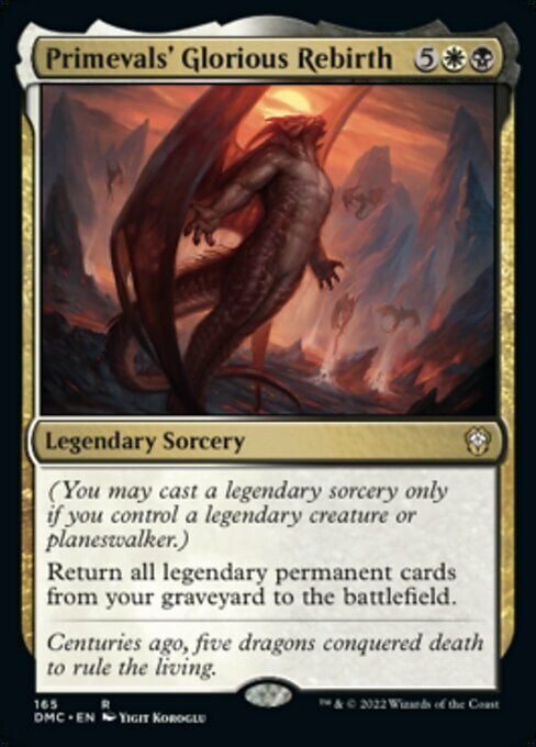 Primevals' Glorious Rebirth Card Front