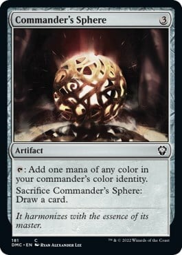 Commander's Sphere Card Front