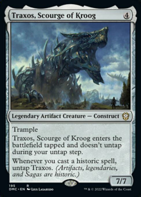 Traxos, Scourge of Kroog Card Front