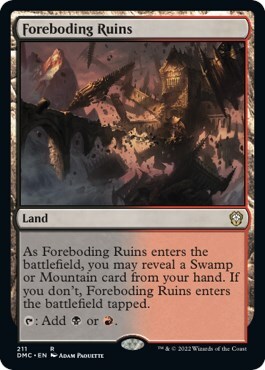 Foreboding Ruins Card Front