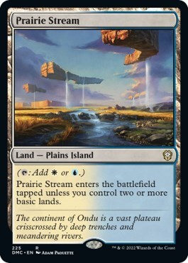 Prairie Stream Card Front