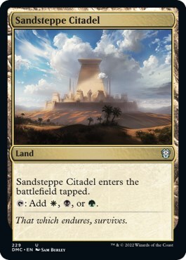 Sandsteppe Citadel Card Front