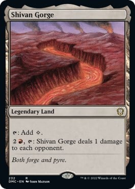 Shivan Gorge Card Front