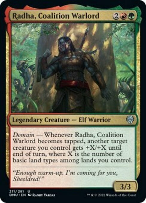 Radha, Coalition Warlord Card Front
