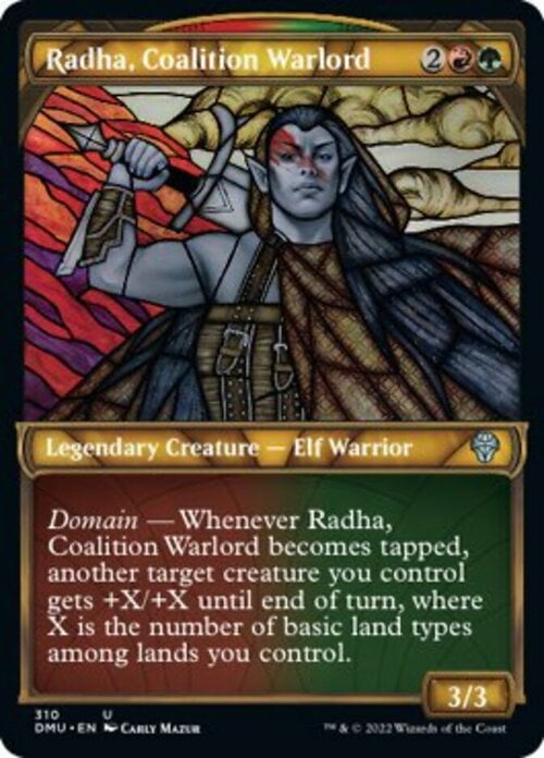 Radha, Coalition Warlord Card Front
