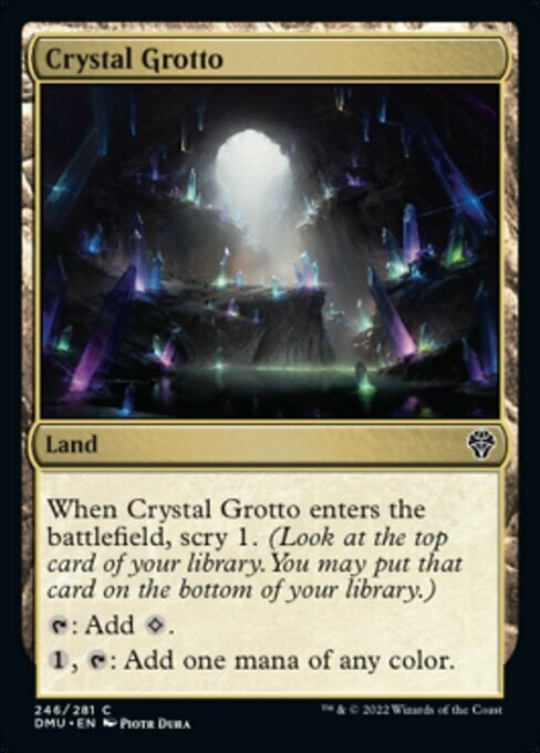 Crystal Grotto Card Front