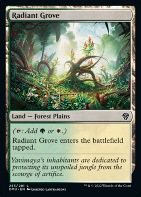 Radiant Grove Card Front