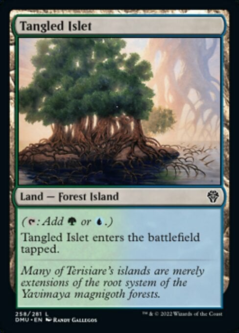 Tangled Islet Card Front