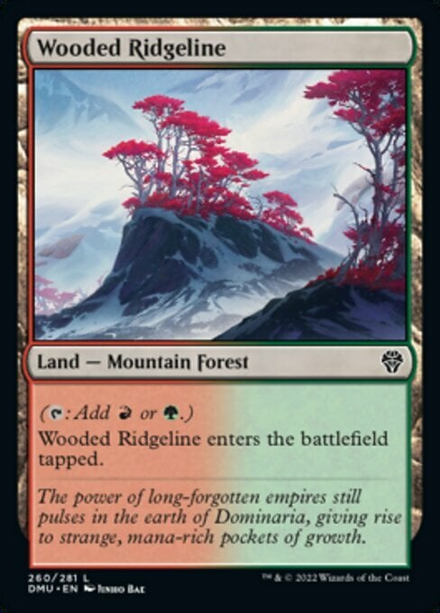 Wooded Ridgeline Card Front