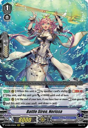 Battle Siren, Nerissa Card Front
