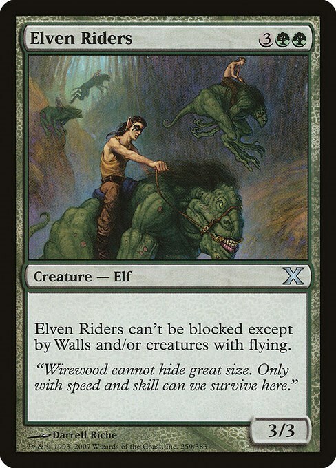 Elven Riders Card Front