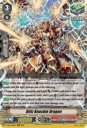 Blitz Knuckle Dragon Card Front