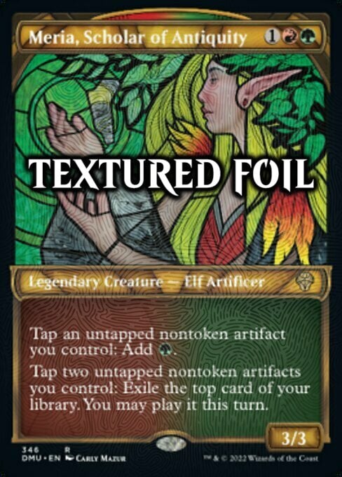 Meria, Scholar of Antiquity Card Front