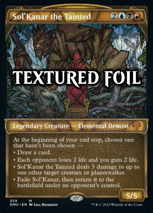 Sol'Kanar the Tainted Card Front