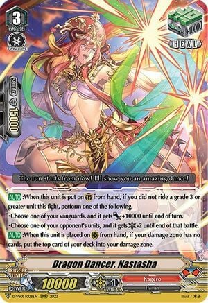 Dragon Dancer, Nastasha Card Front