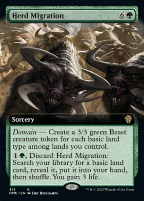 Herd Migration Card Front