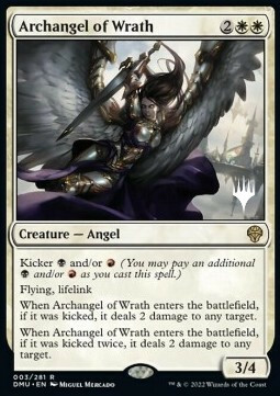 Archangel of Wrath Card Front