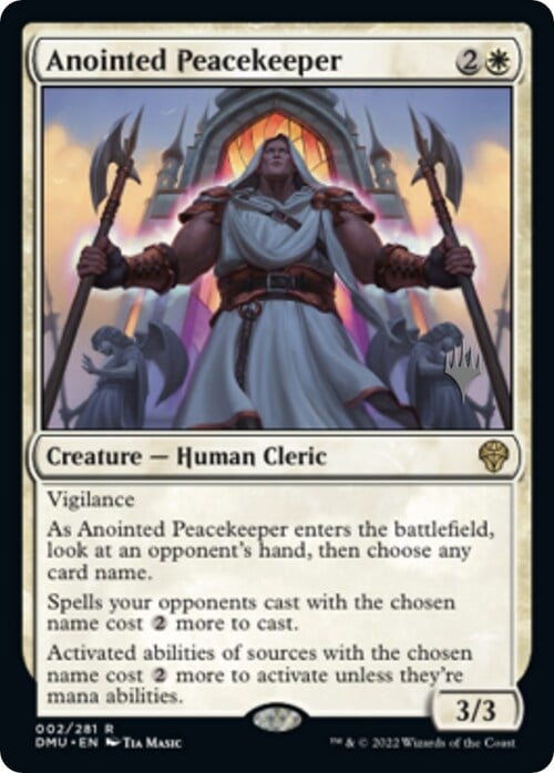 Anointed Peacekeeper Card Front