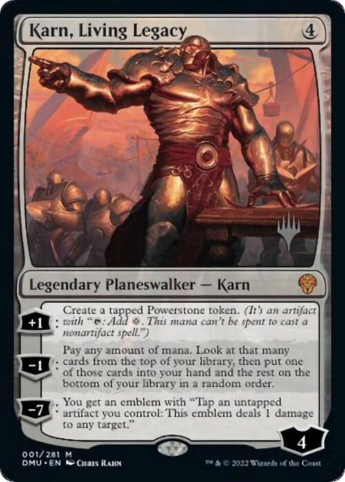 Karn, Living Legacy Card Front