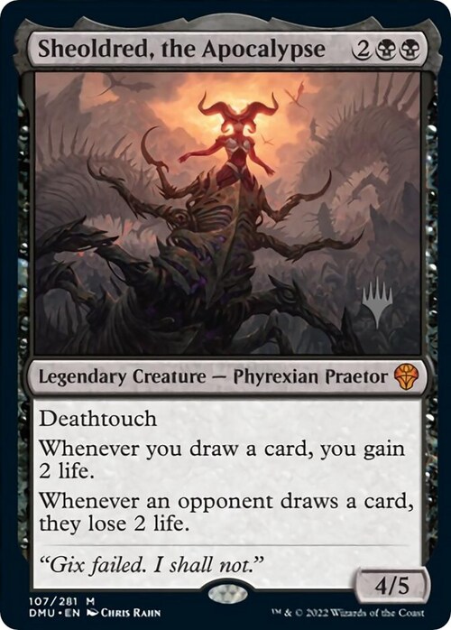 Sheoldred, the Apocalypse Card Front