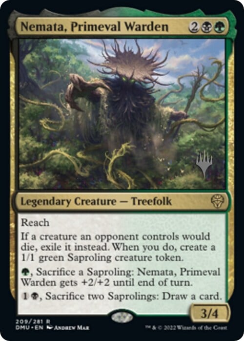 Nemata, Primeval Warden Card Front