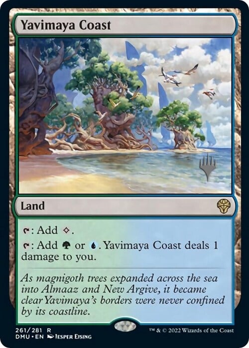 Yavimaya Coast Card Front