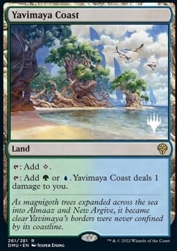 Costa di Yavimaya Card Front