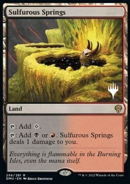Sulfurous Springs Card Front