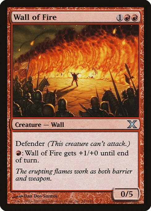 Wall of Fire Card Front