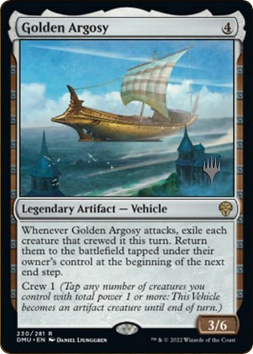 Golden Argosy Card Front