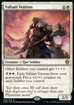 Valiant Veteran Card Front