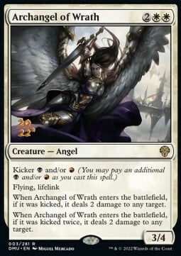 Archangel of Wrath Card Front