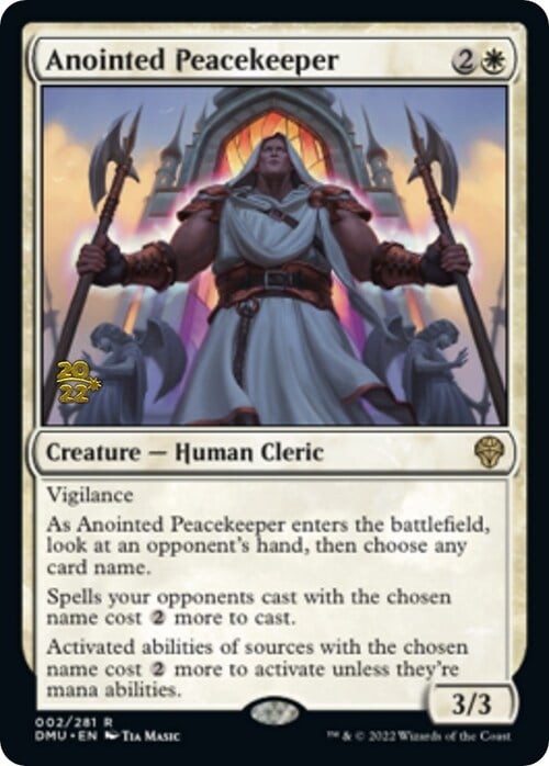 Anointed Peacekeeper Card Front