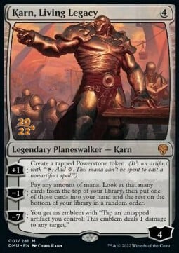 Karn, Living Legacy Card Front