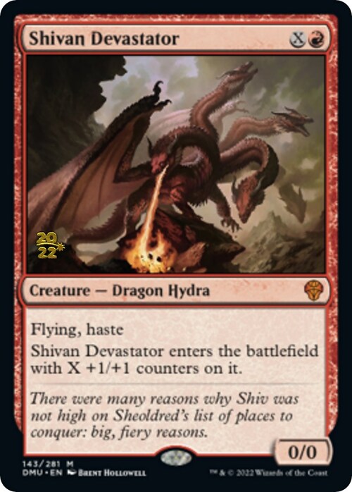 Shivan Devastator Card Front