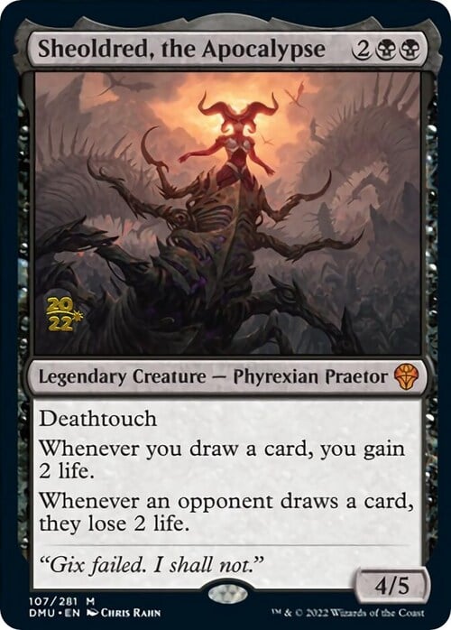 Sheoldred, the Apocalypse Card Front
