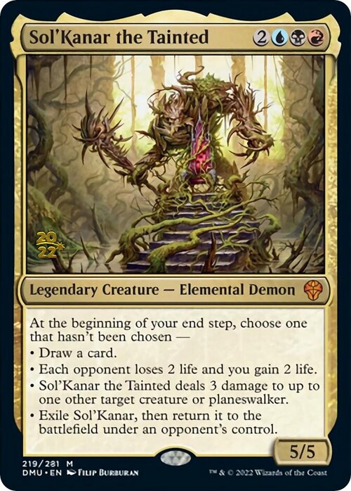 Sol'Kanar the Tainted Card Front