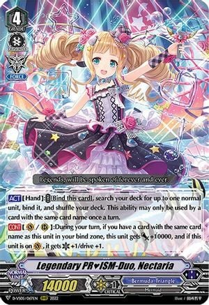 Legendary PRISM-Duo, Nectaria [V Format] Card Front