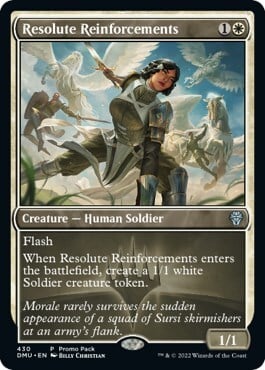 Resolute Reinforcements Card Front